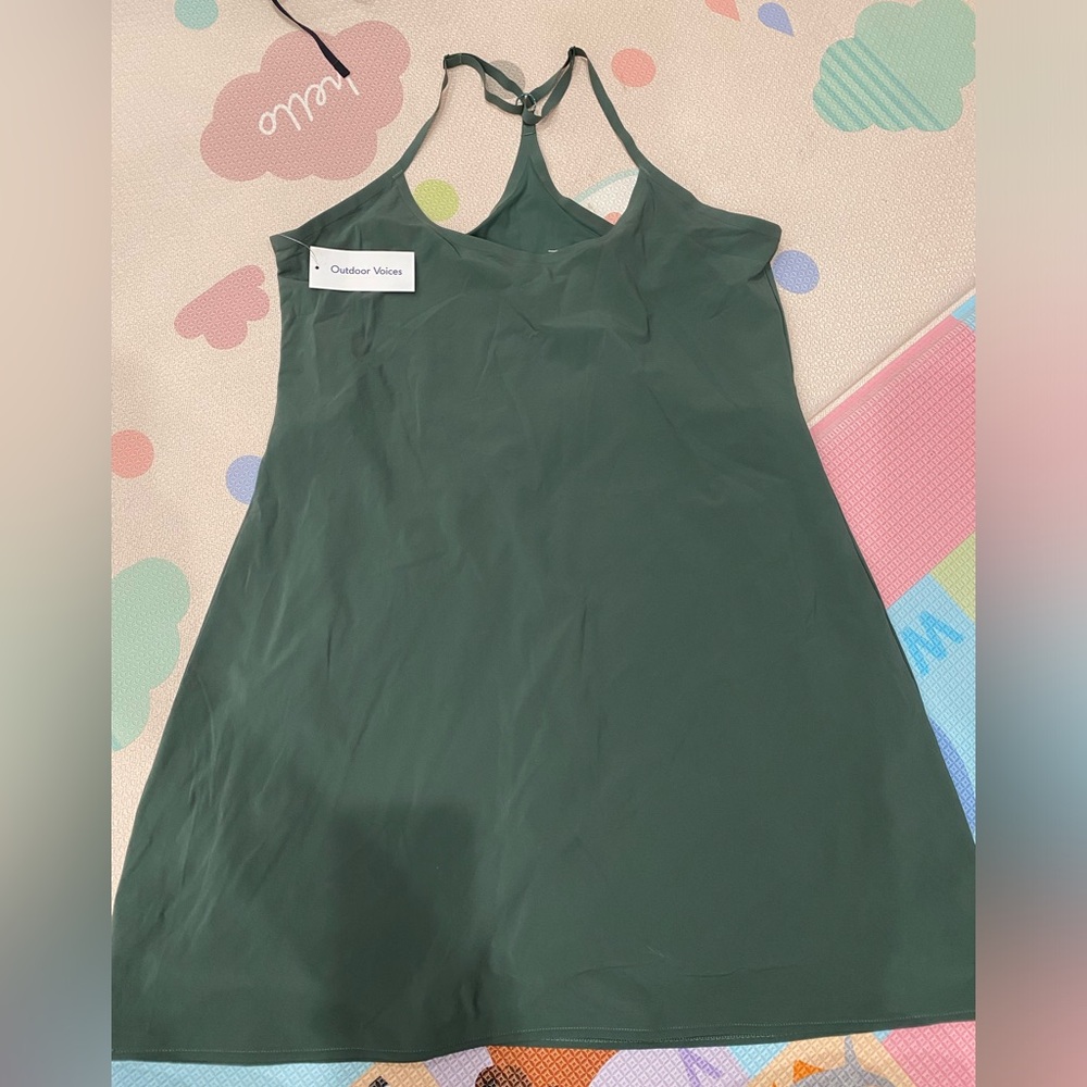 Outdoor Voices Green Dress